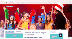 Desktop Screenshot of emerson-school.org
